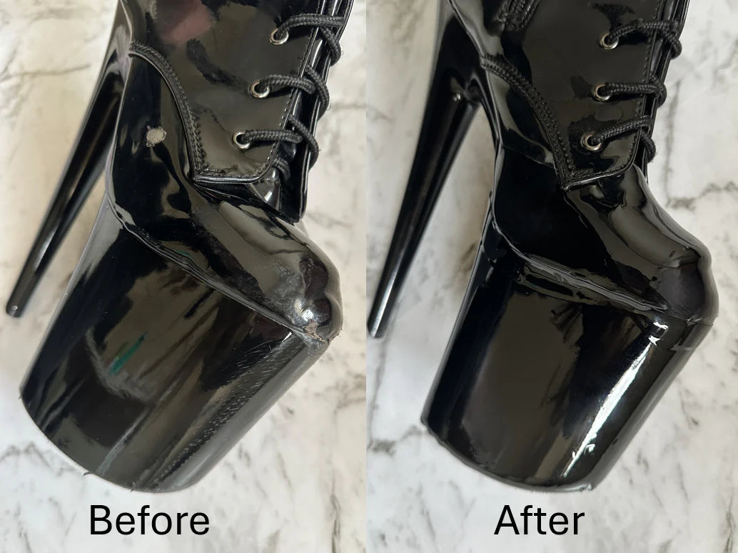 Heel Wrapz© Boots Protector - Clear 7-8 inches