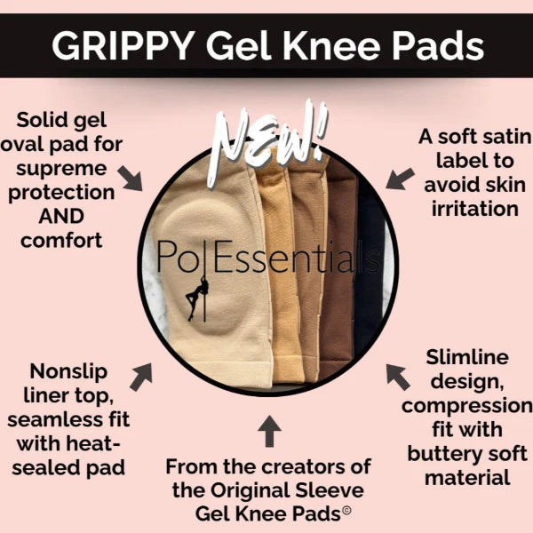 Grippy Gel Knee Pads - PolEssentials